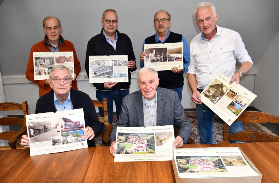 Die beigefügte Aufnahme zeigt sitzend von links nach rechts Hermann Sattinger, Franz Buitmann und stehend von links nach rechts Bernhard Mecklenfeld, Klaus Gerd Kuper, Manfred Kalmlage und Christian Klütsch.